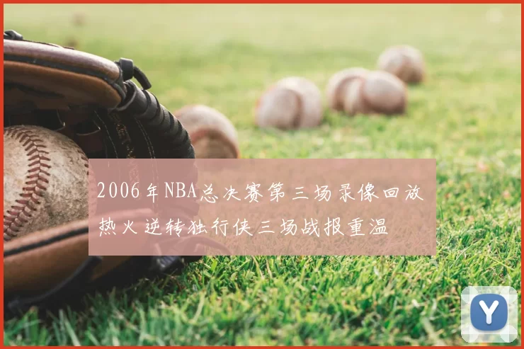 2006年NBA总决赛第三场录像回放 热火逆转独行侠三场战报重温