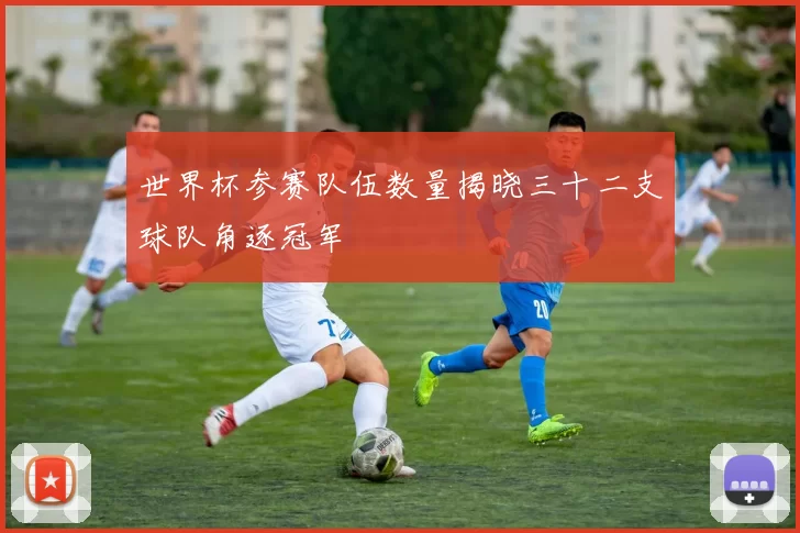 世界杯参赛队伍数量揭晓三十二支球队角逐冠军