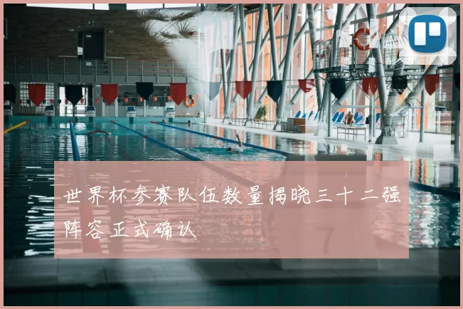 世界杯参赛队伍数量揭晓三十二强阵容正式确认